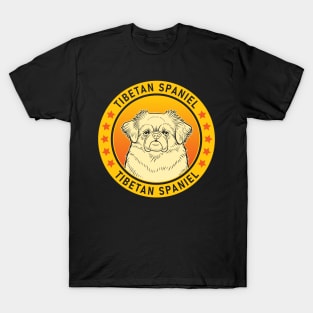 Tibetan Spaniel Dog Portrait T-Shirt